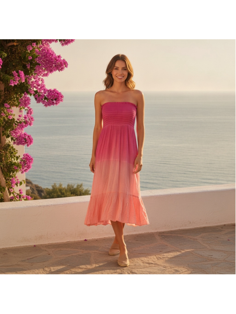 Lord & Taylor Ombré Tube Dress Size XL NWT